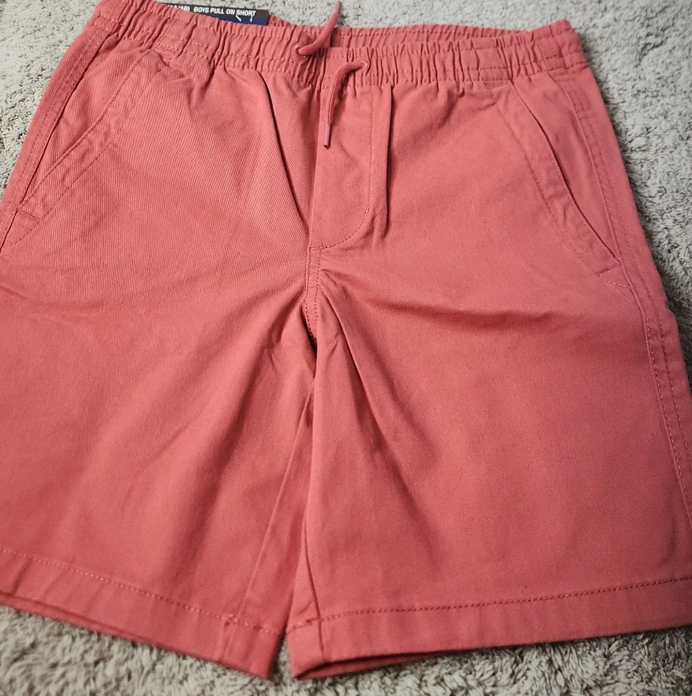 Gap Kids Boys Pull On Woven Short Rust Red XL (14/16)